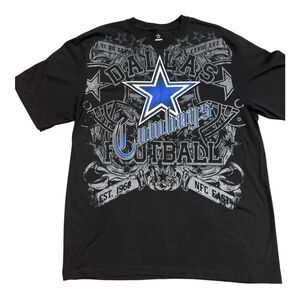 Dallas Cowboys Graphic Tee – Big Star Logo, Vintage-Style Football Shirt XL
